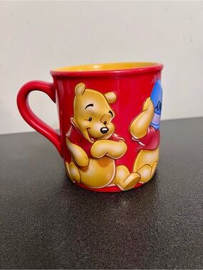 🍯 Disney Store Winnie the Pooh 3D Embossed Mug – 22 oz